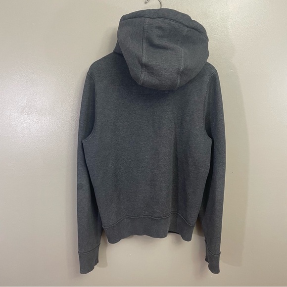 Abercrombie & Fitch Charcoal Hoodie with Red Emblem - Picture 3 of 13
